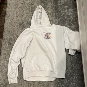 White hoodie brandy